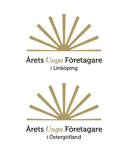 Two badges for Young Entrepreneur of the Year in both Linköping and Östergötland