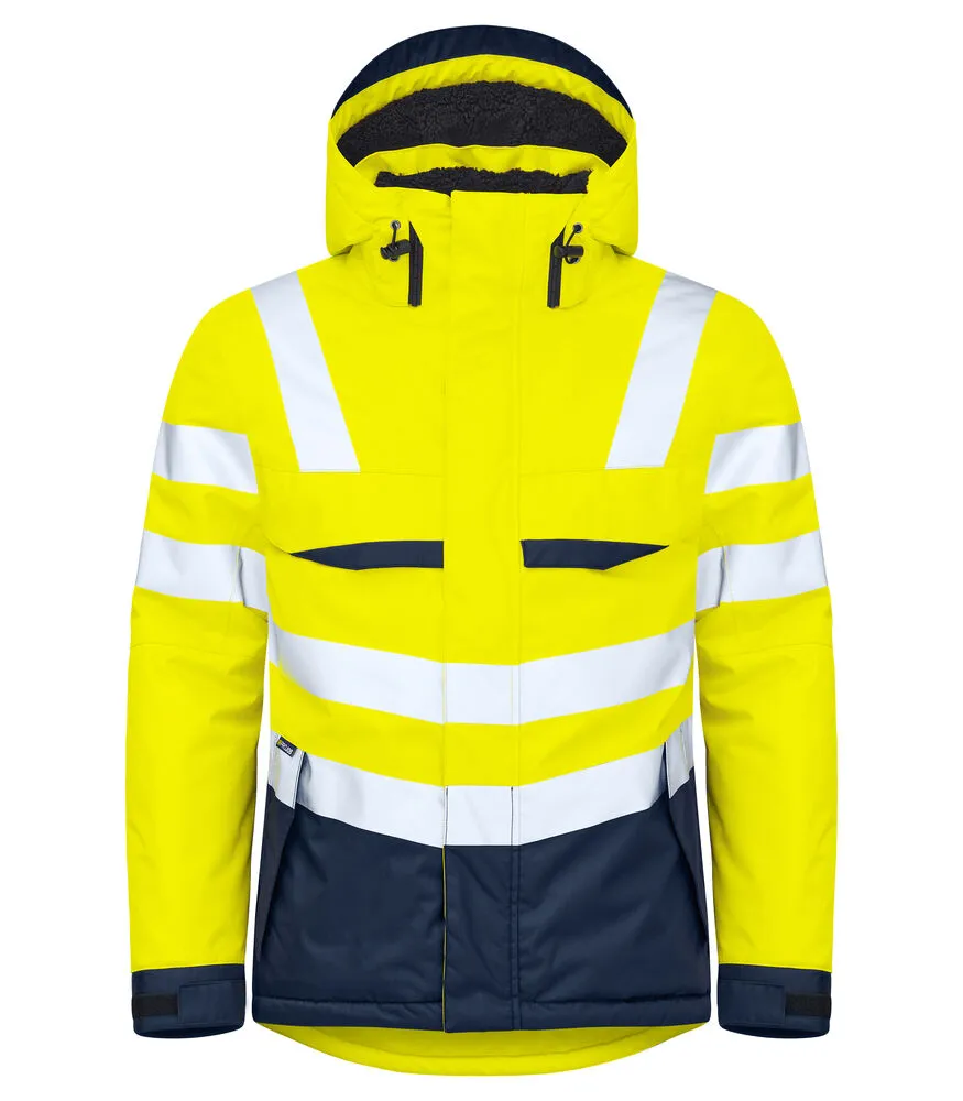 6425 FODRAD FUNKTIONSKJACKA EN ISO 20471 KLASS 3 Marin/Gul