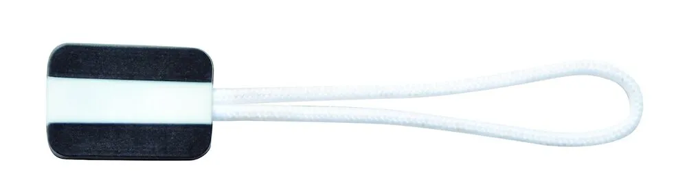 Printer Zipper puller 4-pack Vit