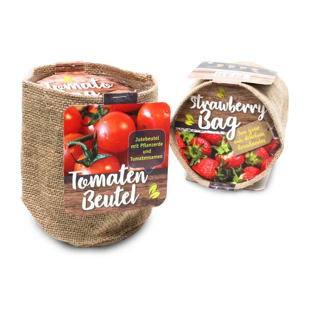 Jutepåse med frön-standard