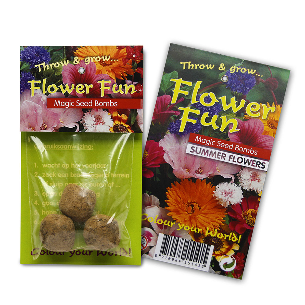 Trädgårdsskoj fröbomb