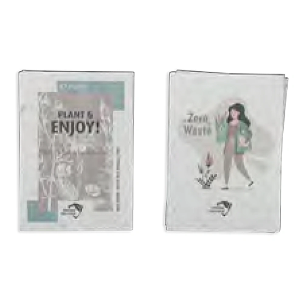 A7 flyer i fröpapper