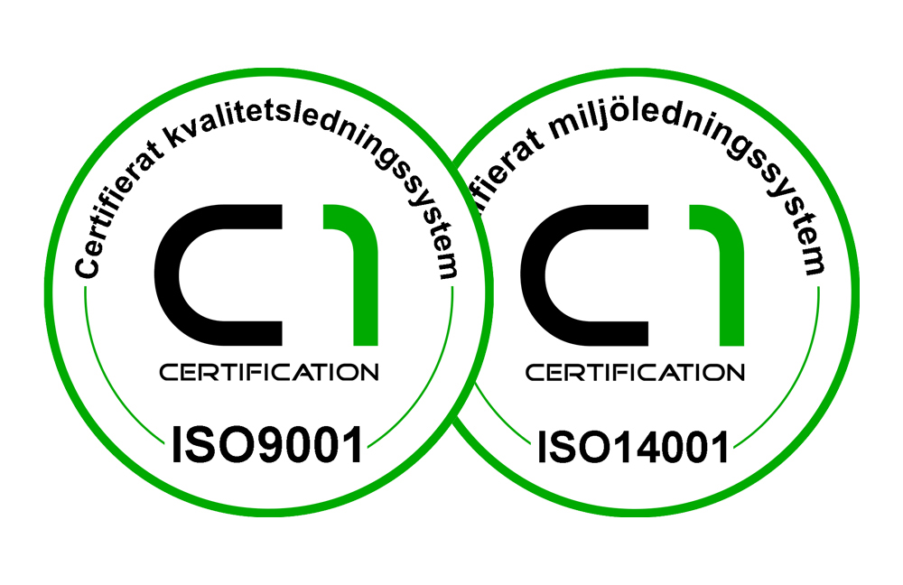 Symboler för ISO-certifieringar