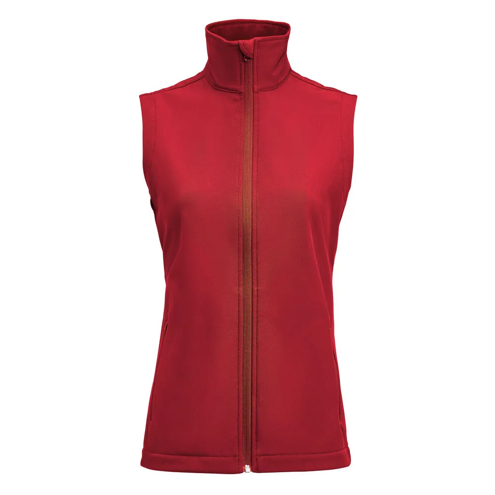 Harvest Valley Woman Softshell Vest Röd
