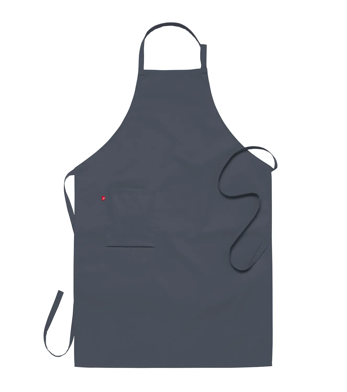 Bröstlappsförkläde Grå