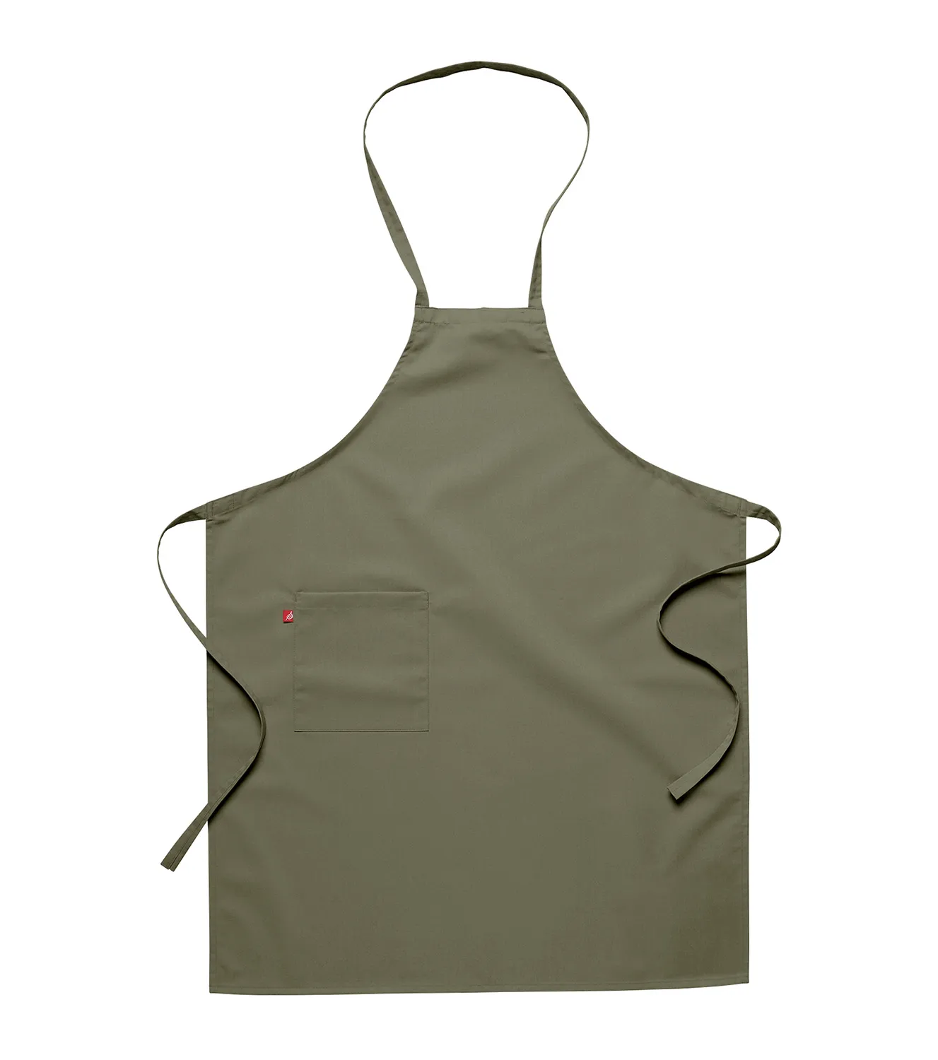 Bröstlappsförkläde Barn Olivgrön