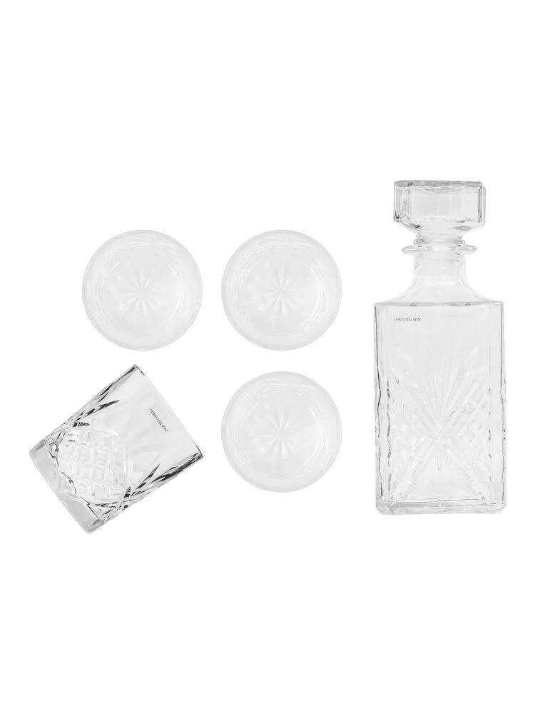 Karaff med 4 glas Transparent