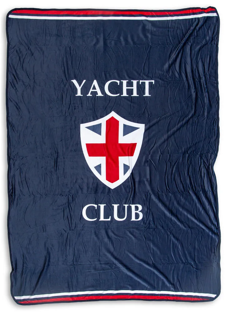 LNV Yacht Plaid Micromink Marin Marinblå