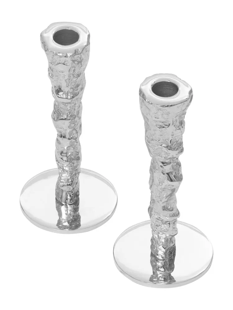 2-pack Ljusstakar Stål