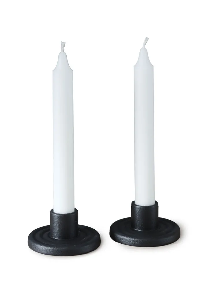 Blacksmith ljusstakar 2-pack Svart
