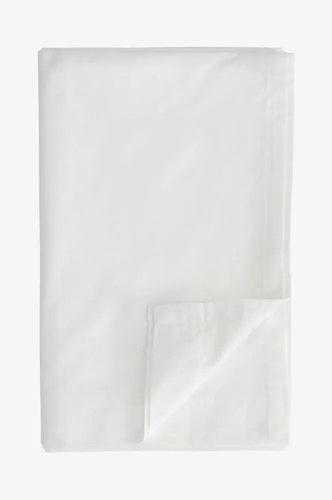 Percale Sheets KL Vit  240x260 Vit