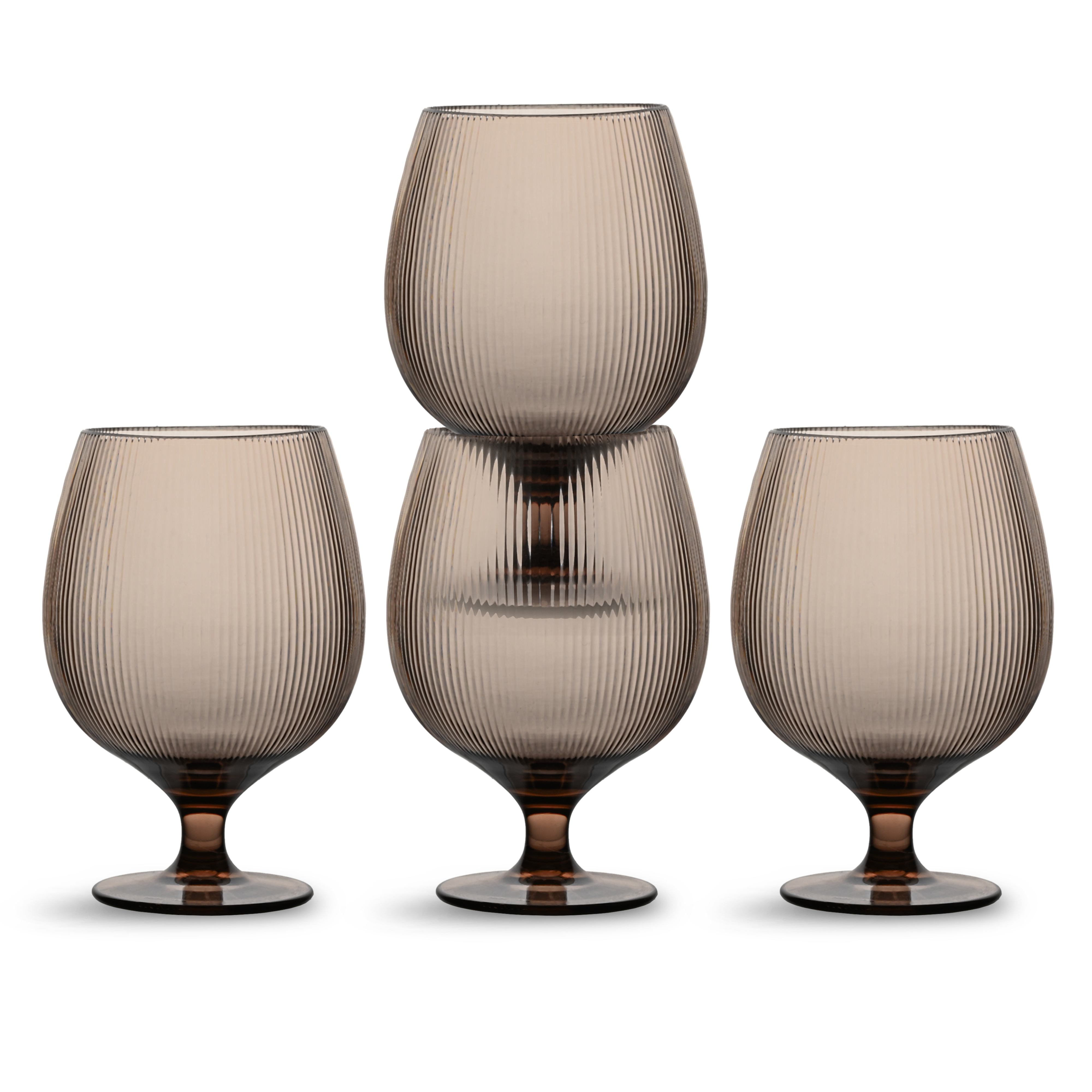 Billi ölglas rPET, 4-pack Brun