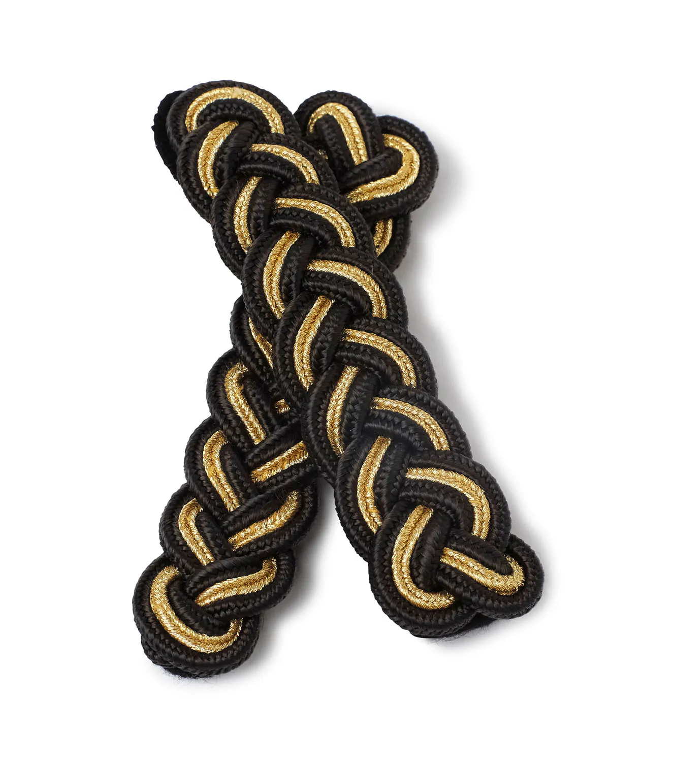 Axelklaffar i par Svart/Guld