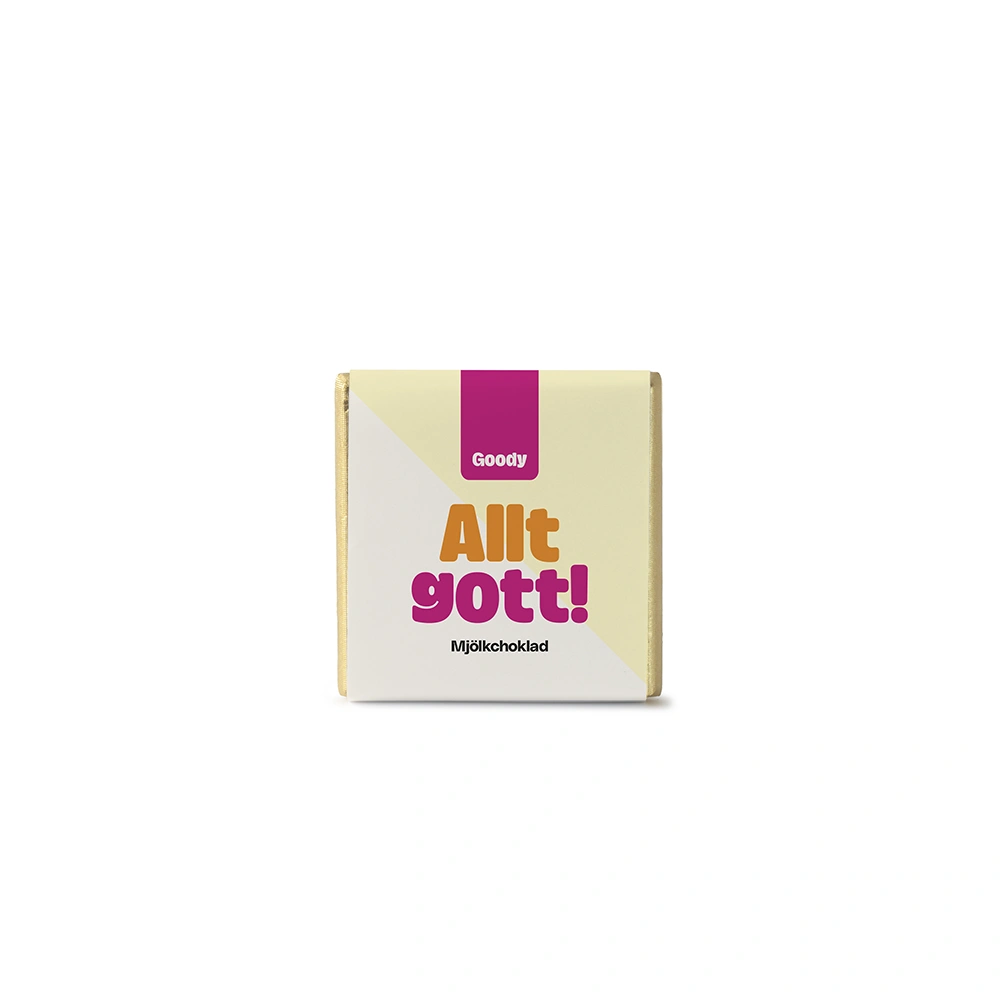 Ekologisk & Fairtrade Chokladkvadrater 5g Quick