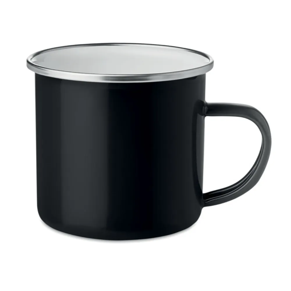 Metallmugg med emaljyta - 350 ml