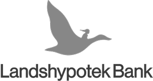 Landshypotek Bank grayscale logo