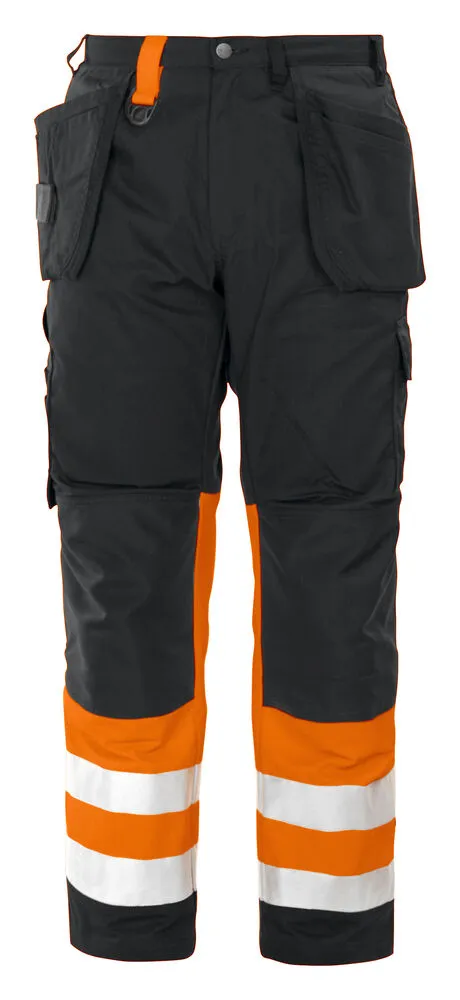 Orange/svart