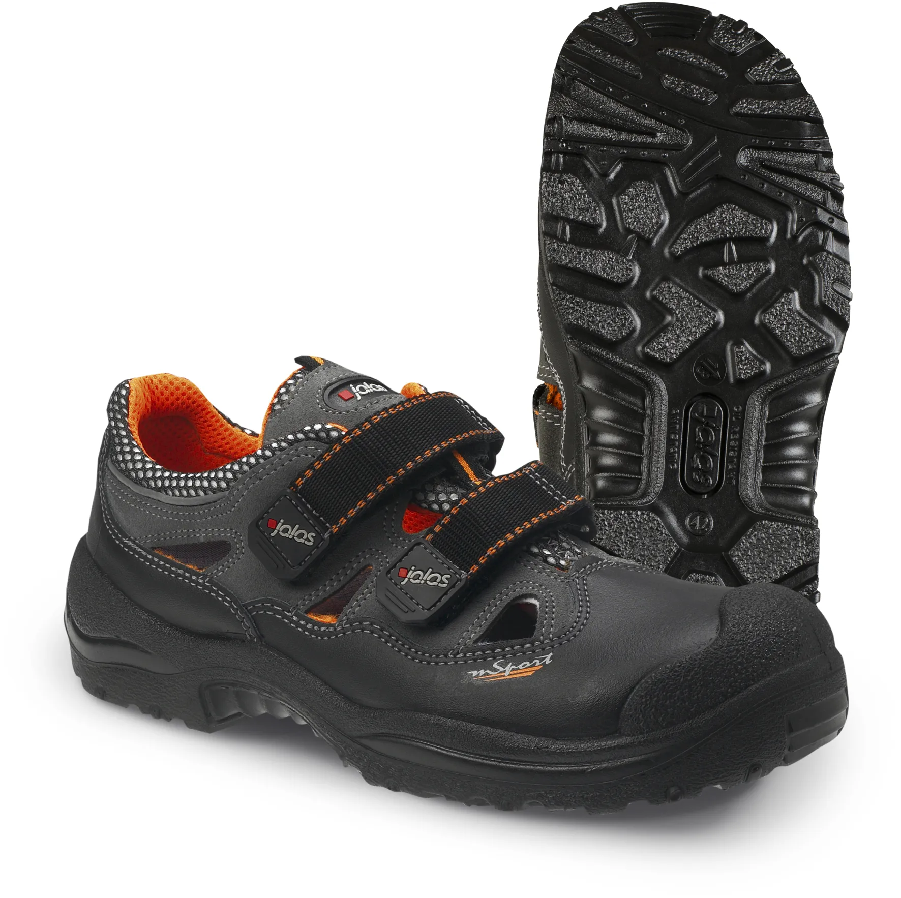 Skyddssko - Sandal JALAS® 3408A MONZA SPORT Svart