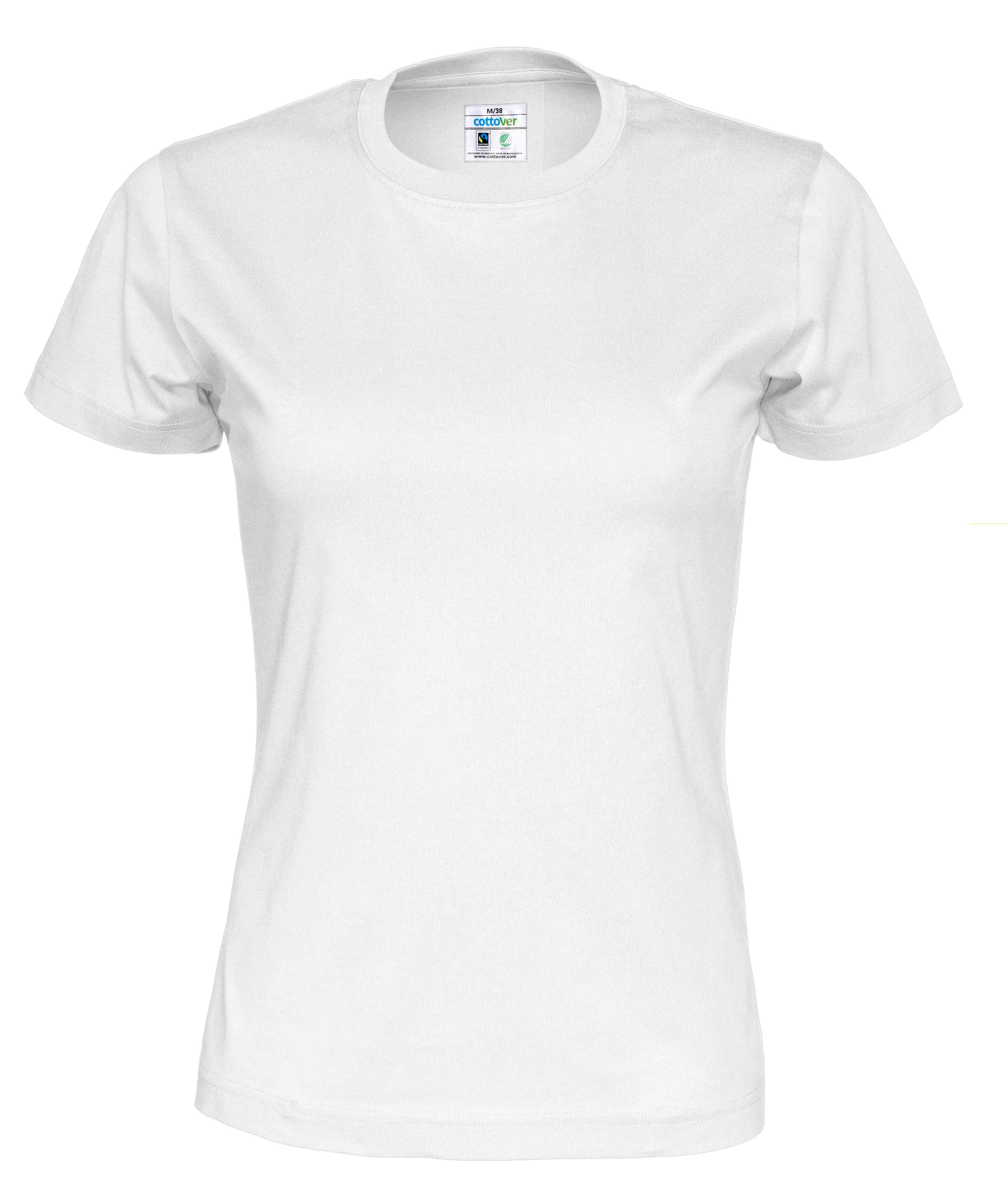 T-shirt Lady White