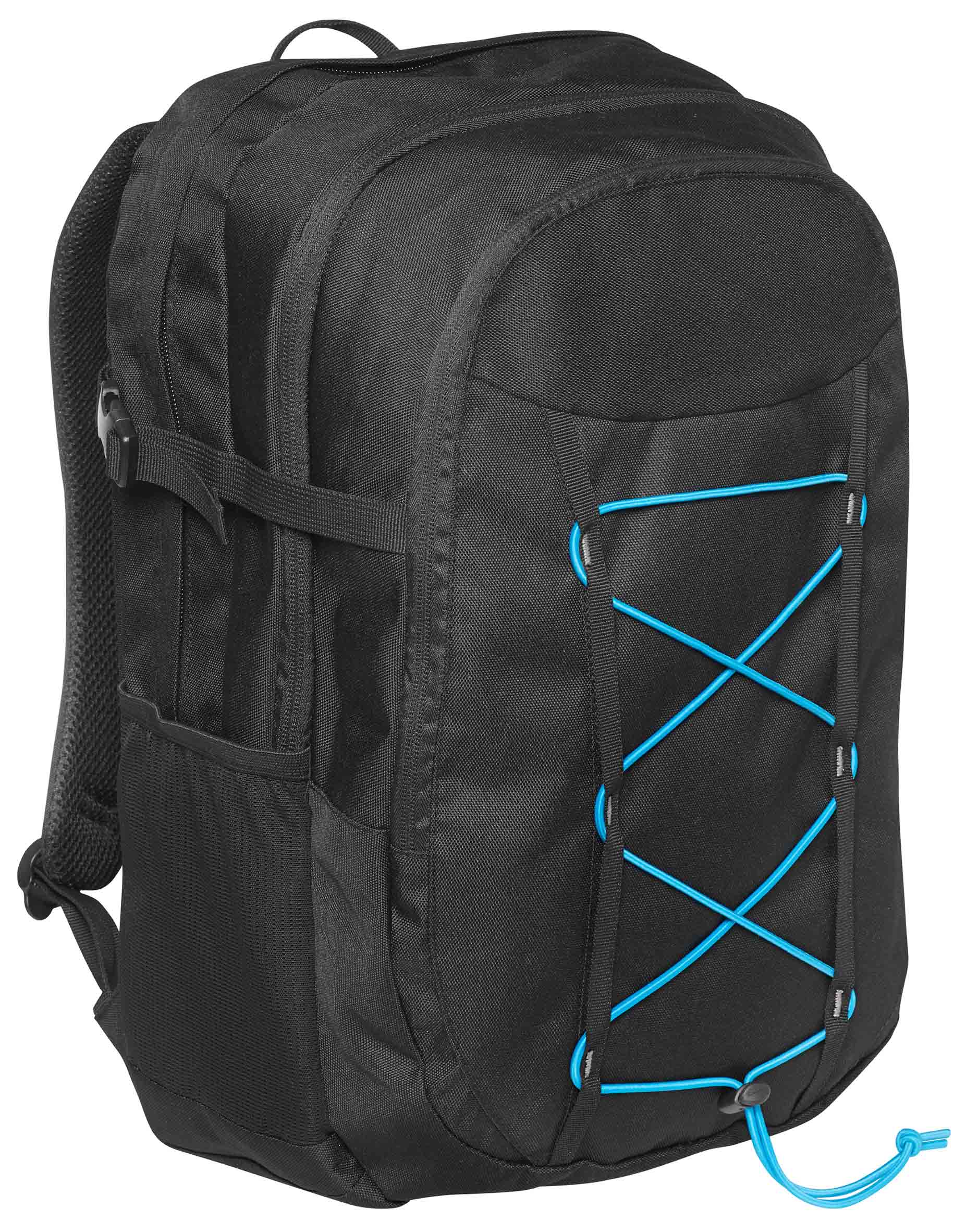 Sporty Line Computer Backpack Svart/blå