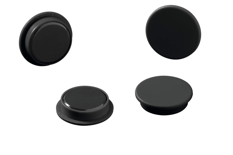 Magneter runda Ø21mm storpack svart