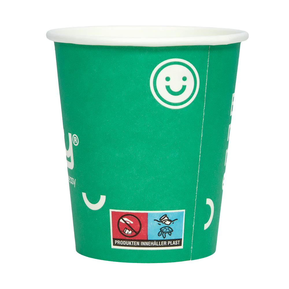 Pappersmugg Enkelvägg Storvolym