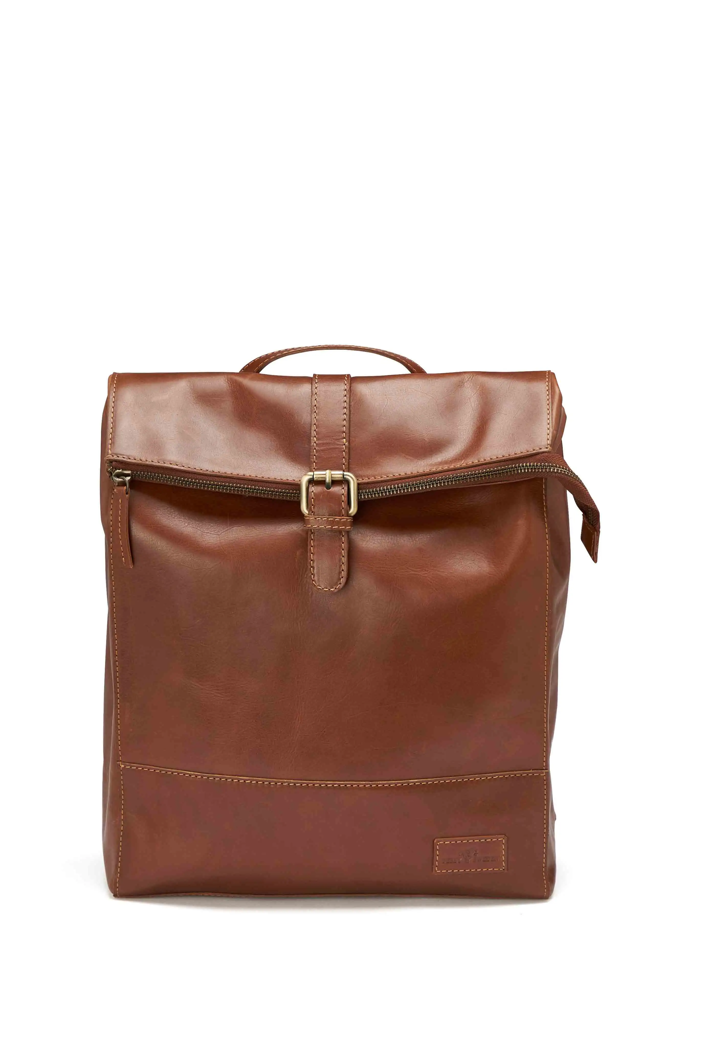 Leather Line Backpack Cognac