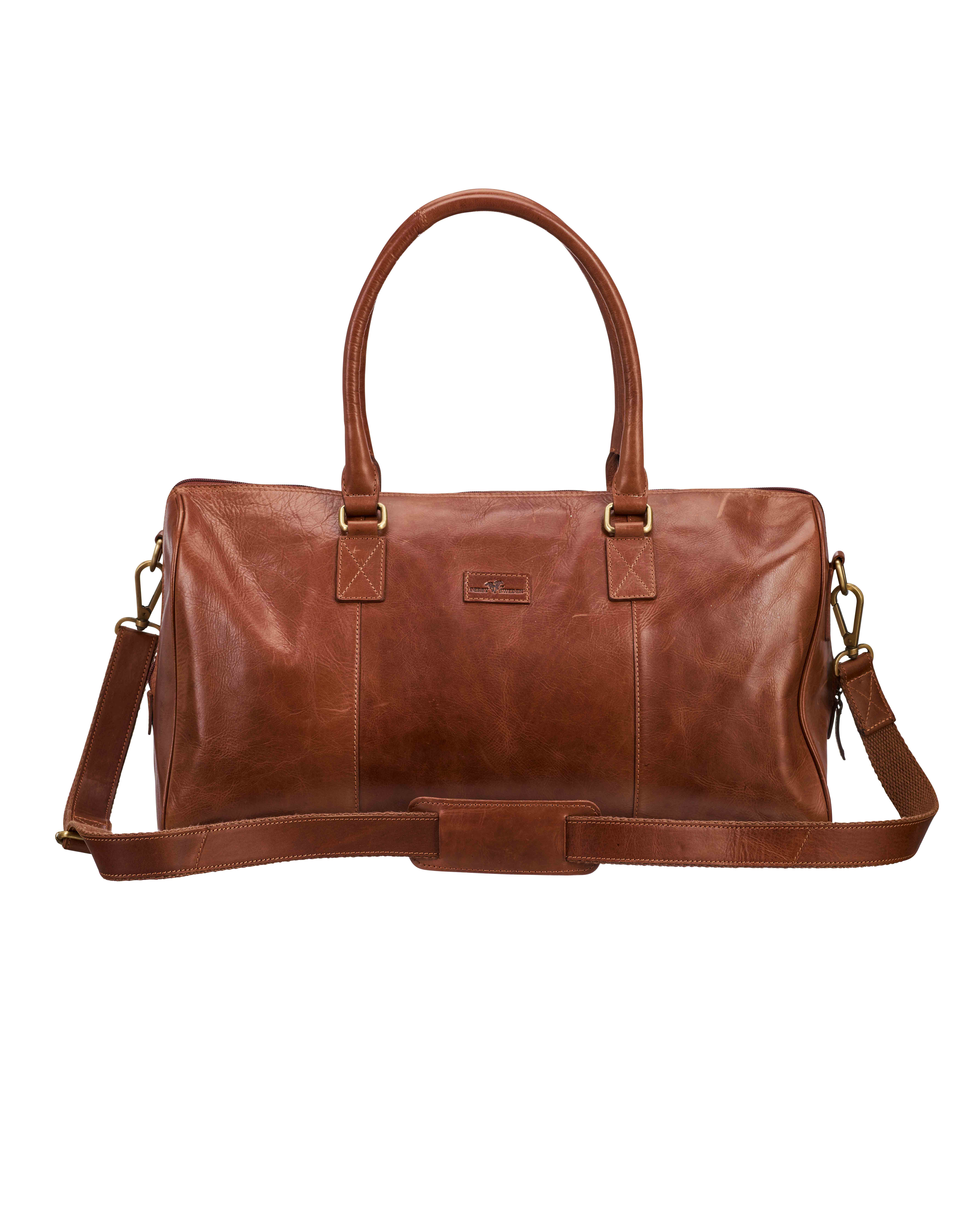 Leather Line Travelbag Cognac