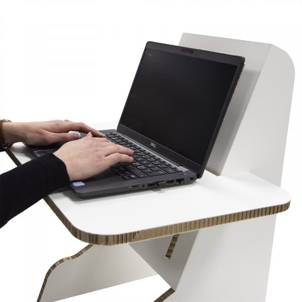 Ergonomiskt Laptopbord, Vitt