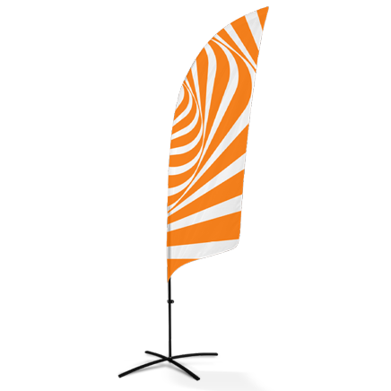 Beachflagga Feather