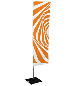 Beachflagga Fyrkant