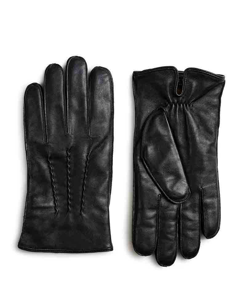 Siena Leather Gloves Black